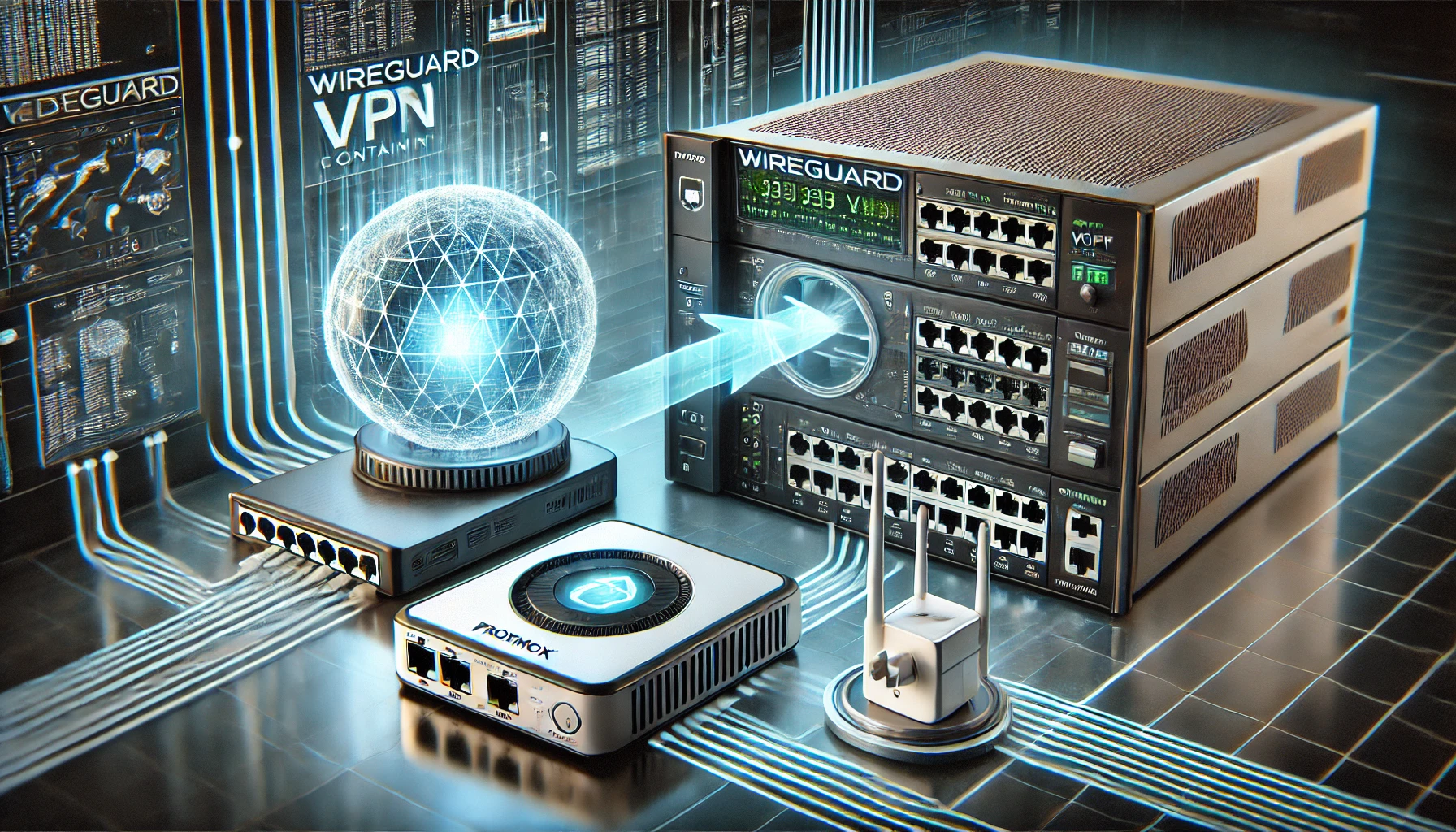 Routing Traffic Through a VPN Container on Proxmox and EdgeRouter X